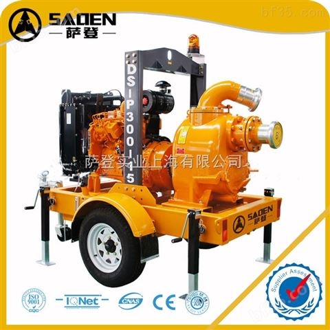 萨登8寸大型柴油防汛泵车移动柴油水泵车